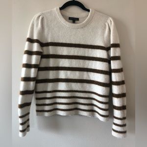 Banana Republic Striped Alpaca/Wool Blend Sweater